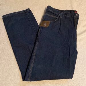 Riggs dura shield denim by wrangler.